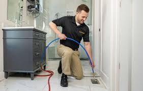 Air duct cleaning technician servicing HVAC ducts in Warrenton, Lincoln County, Missouri